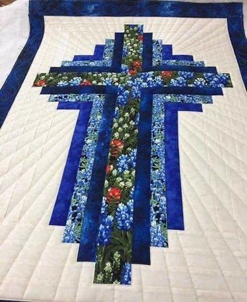 Christian Cross CL140618 Quilt Blanket