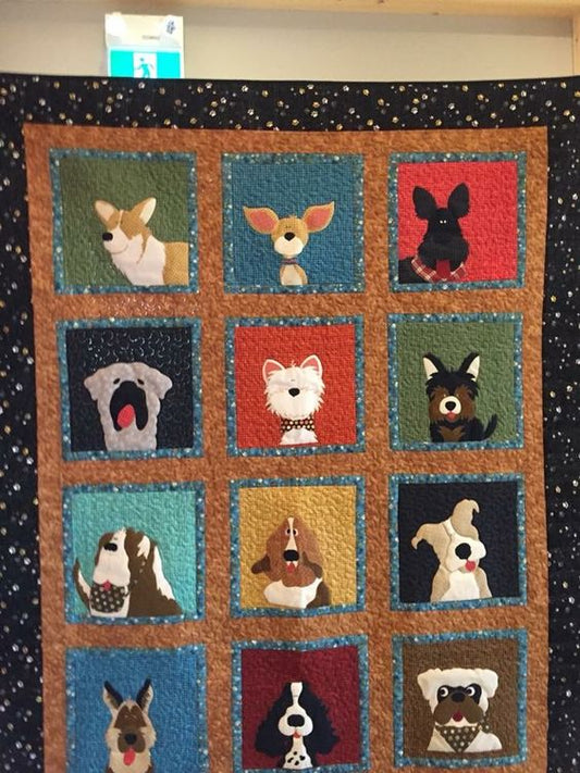 Dogs CLA05012315 Quilt Blanket