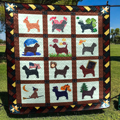 Cairn Terrier TL290513 Quilt Blanket