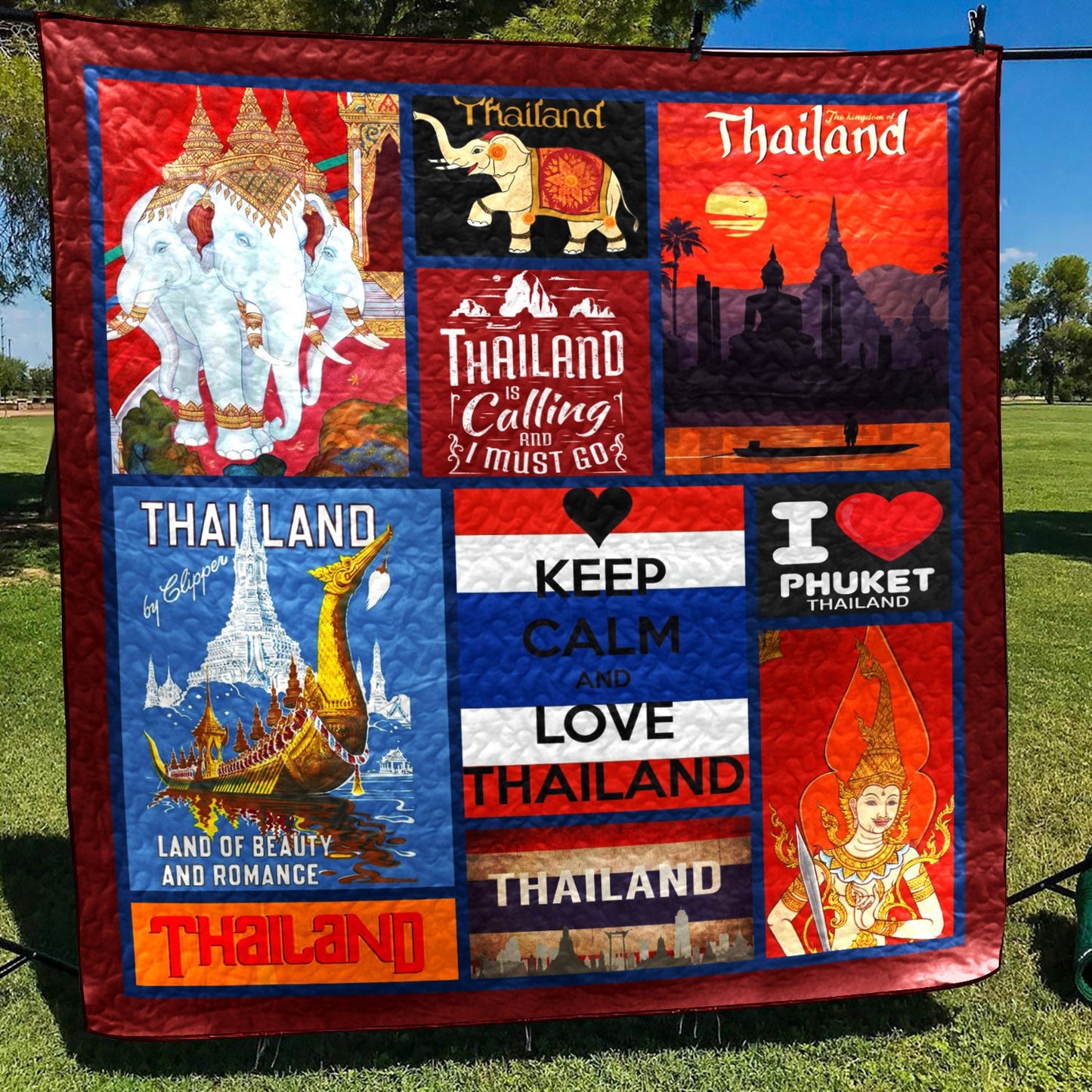 Thailand BL110636 Quilt Blanket