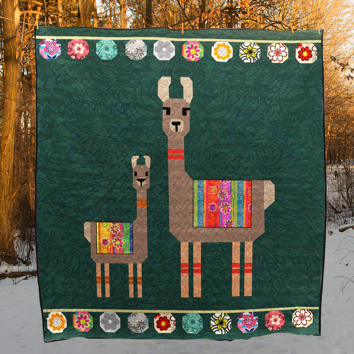 Llama PH130519 Quilt Blanket