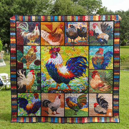 Chicken TL240513 Quilt Blanket