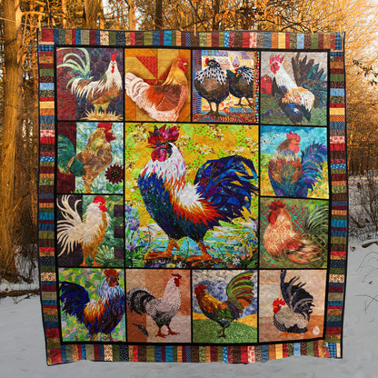 Chicken TL240513 Quilt Blanket