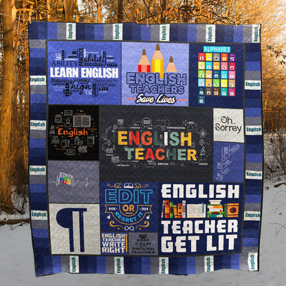 English Teacher TN070615 Quilt Blanket