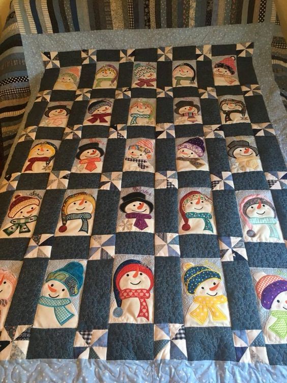 Snowman CLA20112348 Quilt Blanket