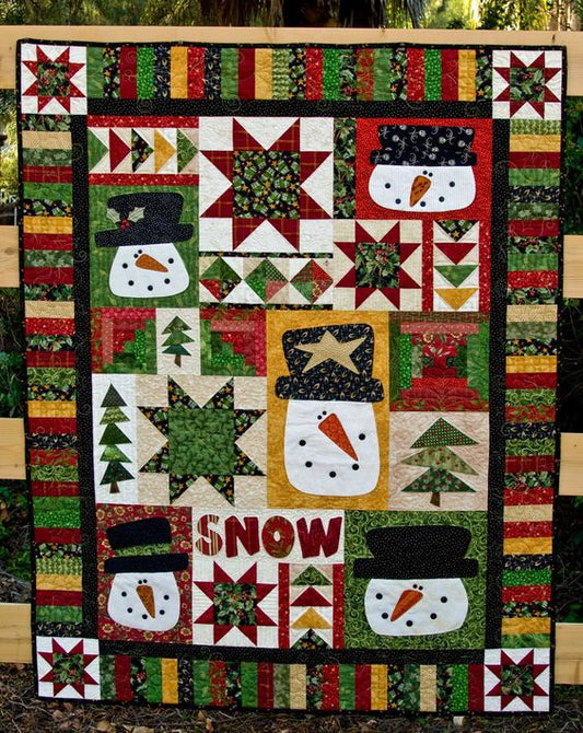 Snowman CLA120324007 Quilt Blanket