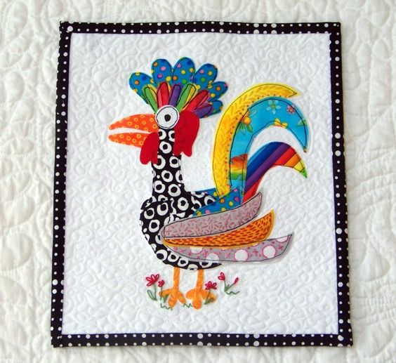 Chicken CLA130324005 Quilted Placemats