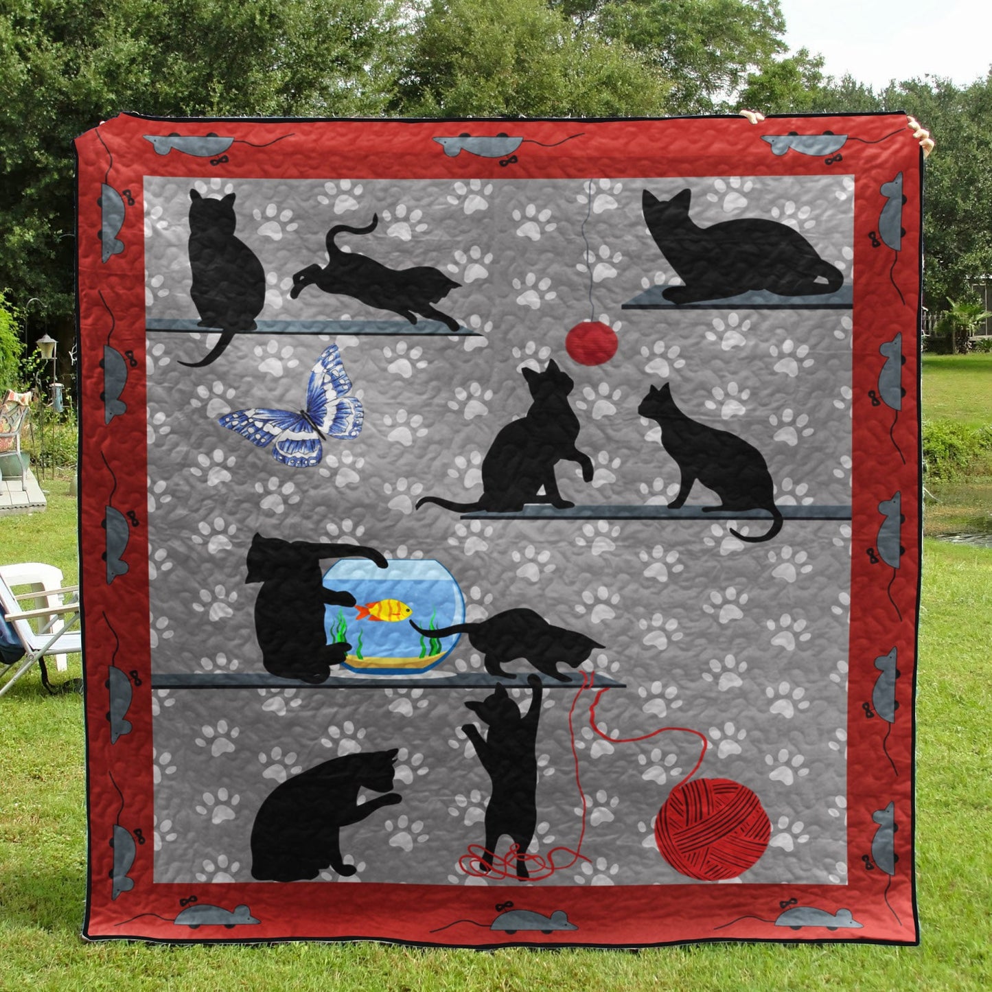 Cat CG210604 Quilt Blanket