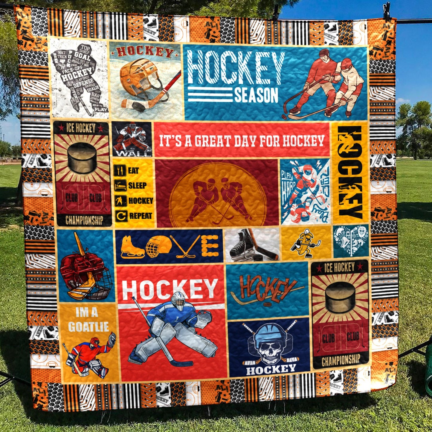 Hockey NX290523 Quilt Blanket