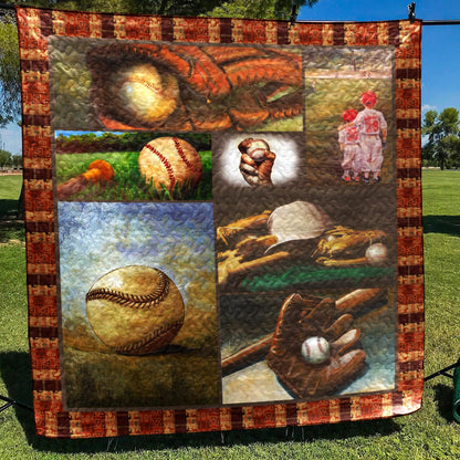 Baseball D8038 Quilt Blanket