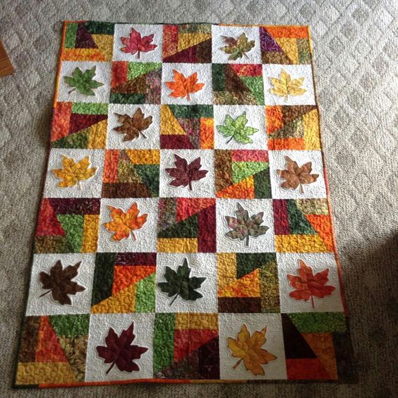 Autumn Leaves CLA16112302 Quilt Blanket