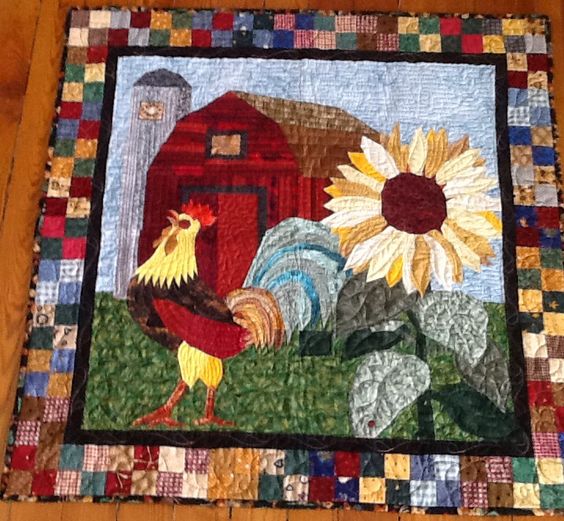 Chicken CLA130324058 Quilted Placemats