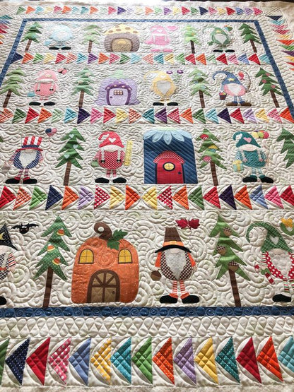 Gnomes CLA271223165 Quilt Blanket