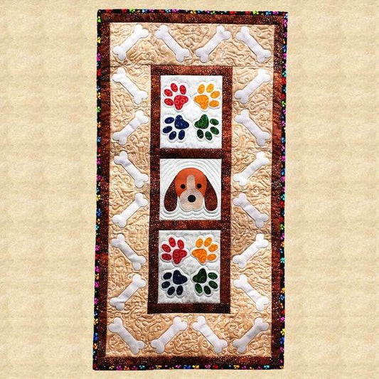 Dog CLA05012338 Quilted Table Runner