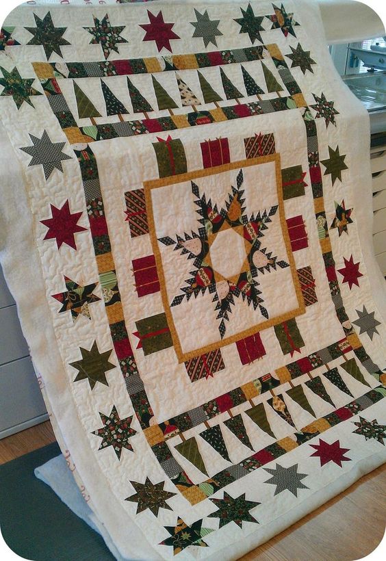 Christmas Star CLA271223160 Quilt Blanket