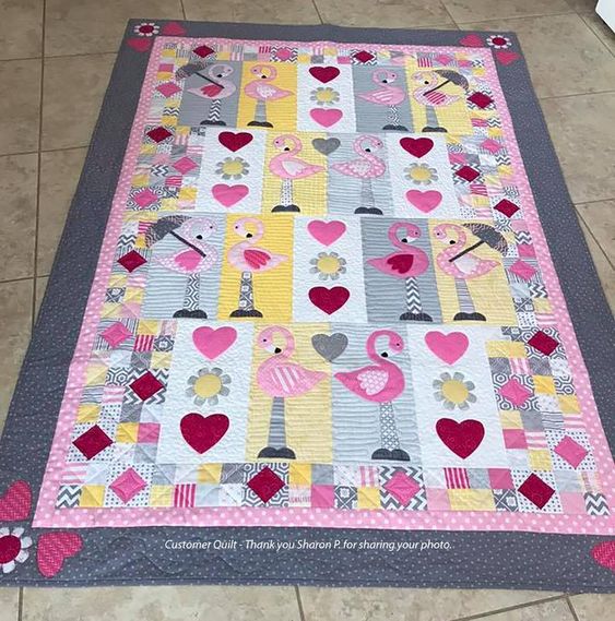 Flamingo CLA28122371 Quilt Blanket