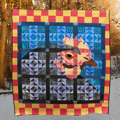 Chicken VM090512 Quilt Blanket