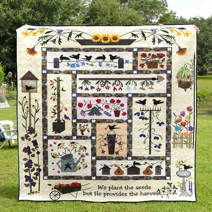 Gardening CL140624 Quilt Blanket