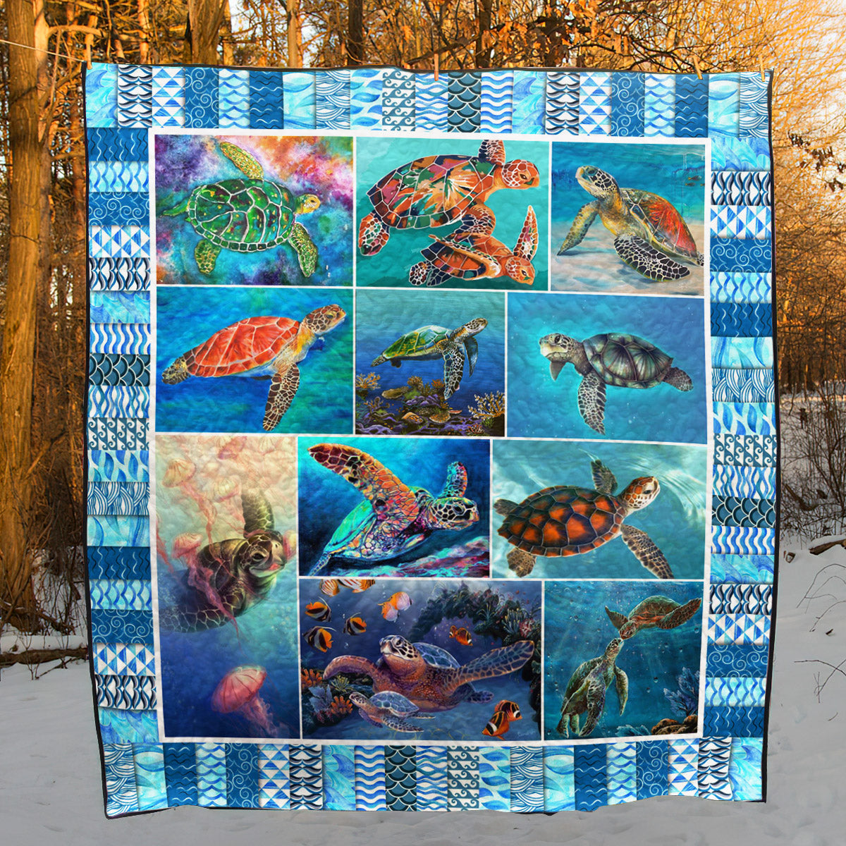 Turtles P504003 Quilt Blanket