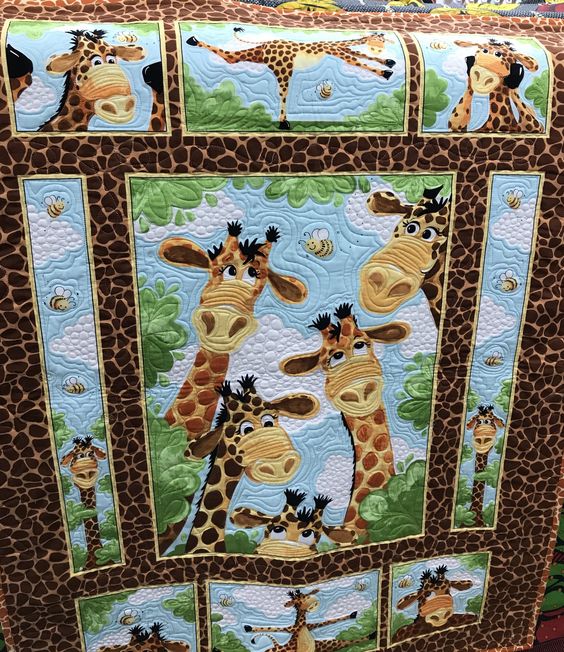 Giraffe CLA04122376 Quilt Blanket