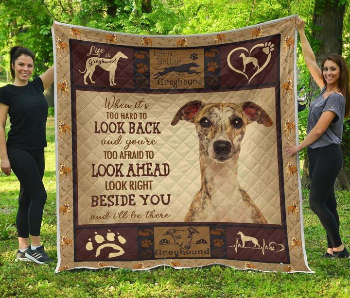 greyhound CLA3010072Q Quilt Blanket