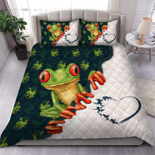 Frog Quilt Bedding Set HM300901T