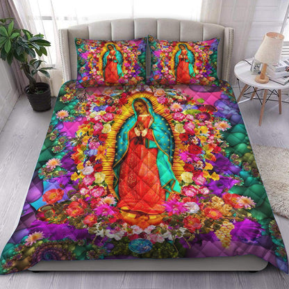 Our Lady Of Guadalupe Quilt Bedding Set HM180901T