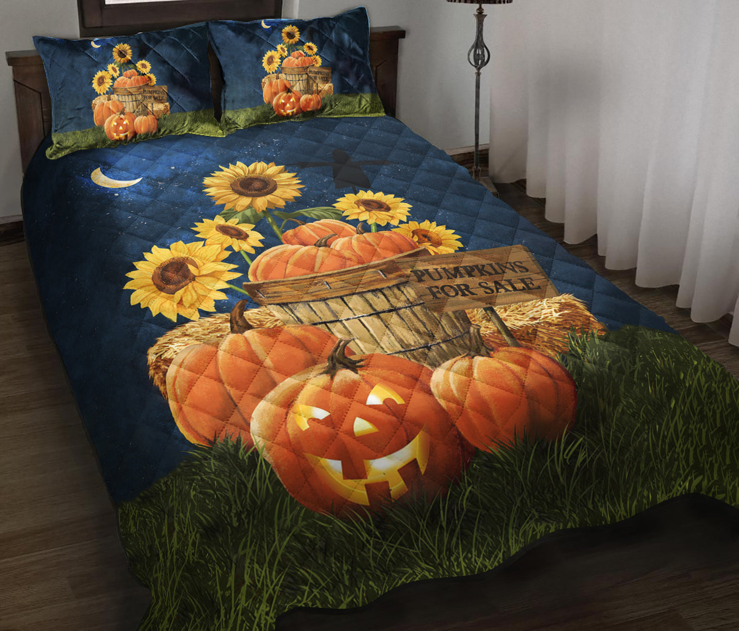 Garden Night Quilt Bedding Set HM090902T