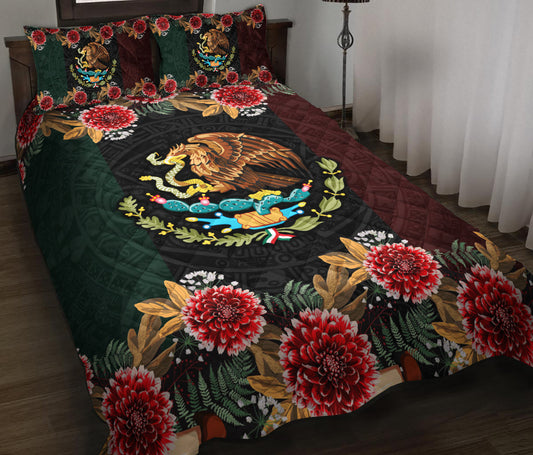 Mexico Flower Quilt Bedding Set HM100903T