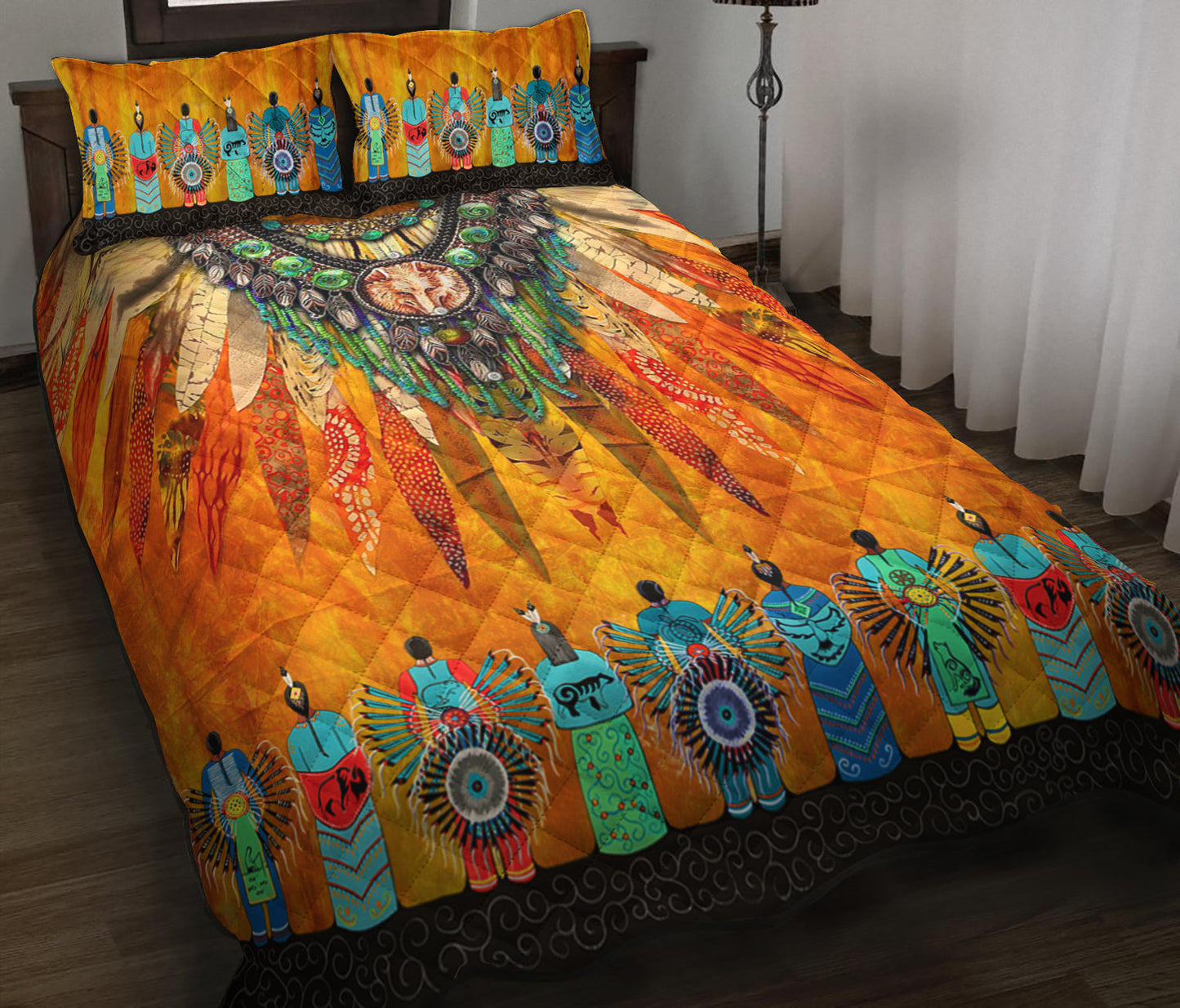 Native American Quilt Bedding Set HM140904T