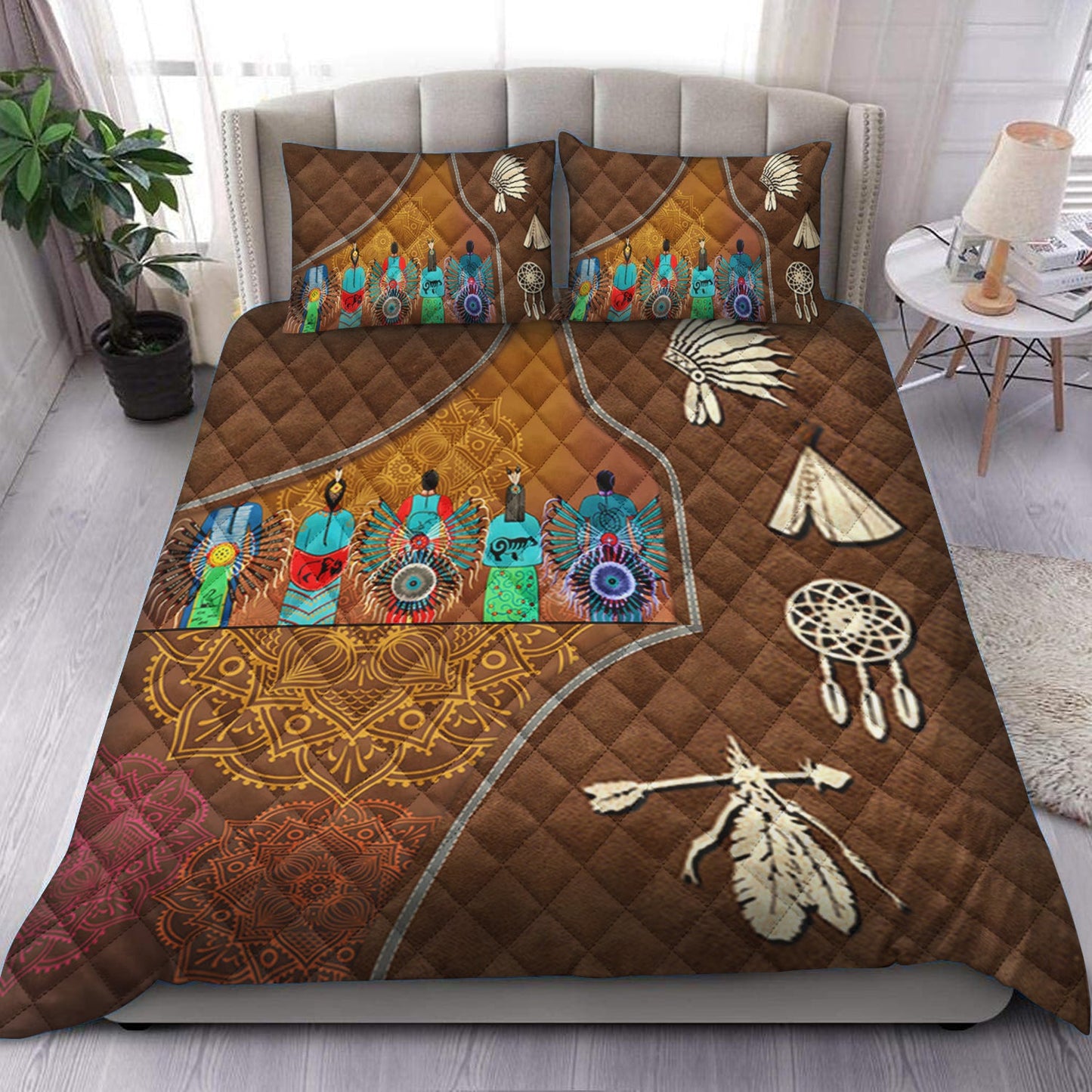 Native American Quilt Bedding Set HM170905T