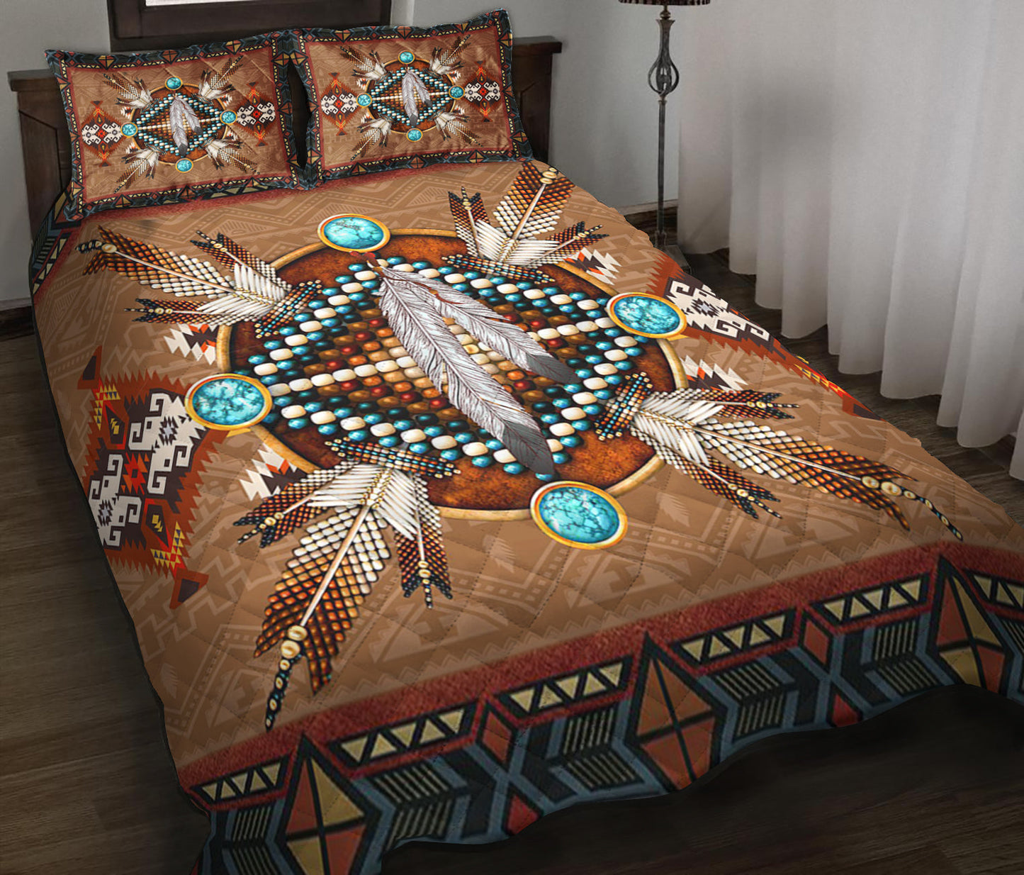 Native American Quilt Bedding Set HM100905T