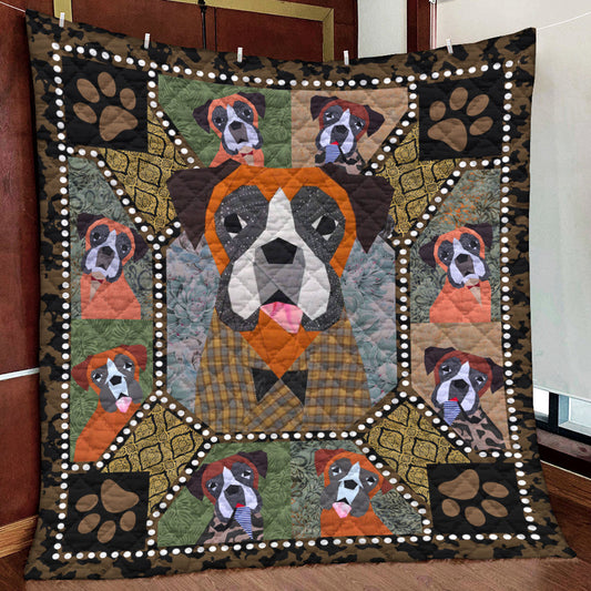 Boxer Quilt Blanket HM161002T