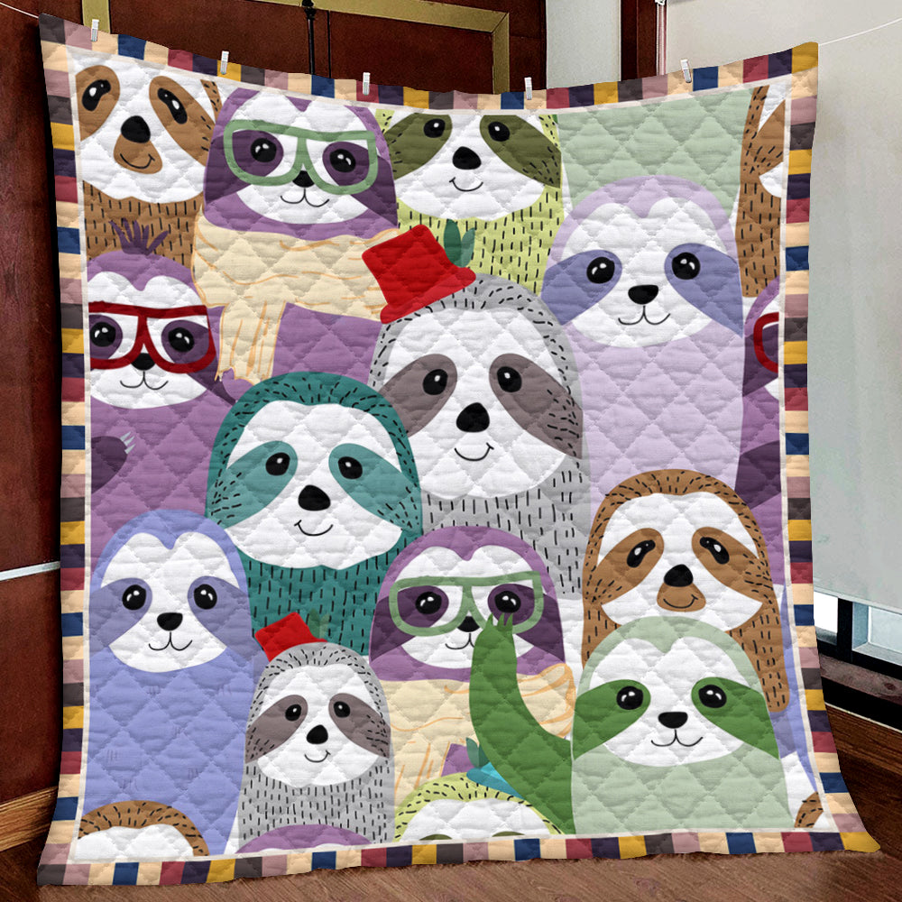 Sloth Quilt Blanket HM131007