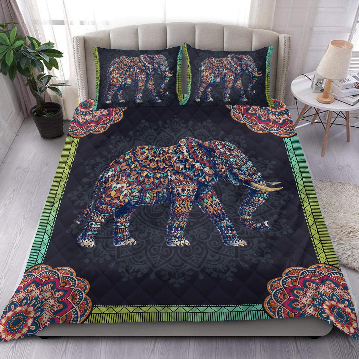 Elephant Quilt Bedding Set HN200901T