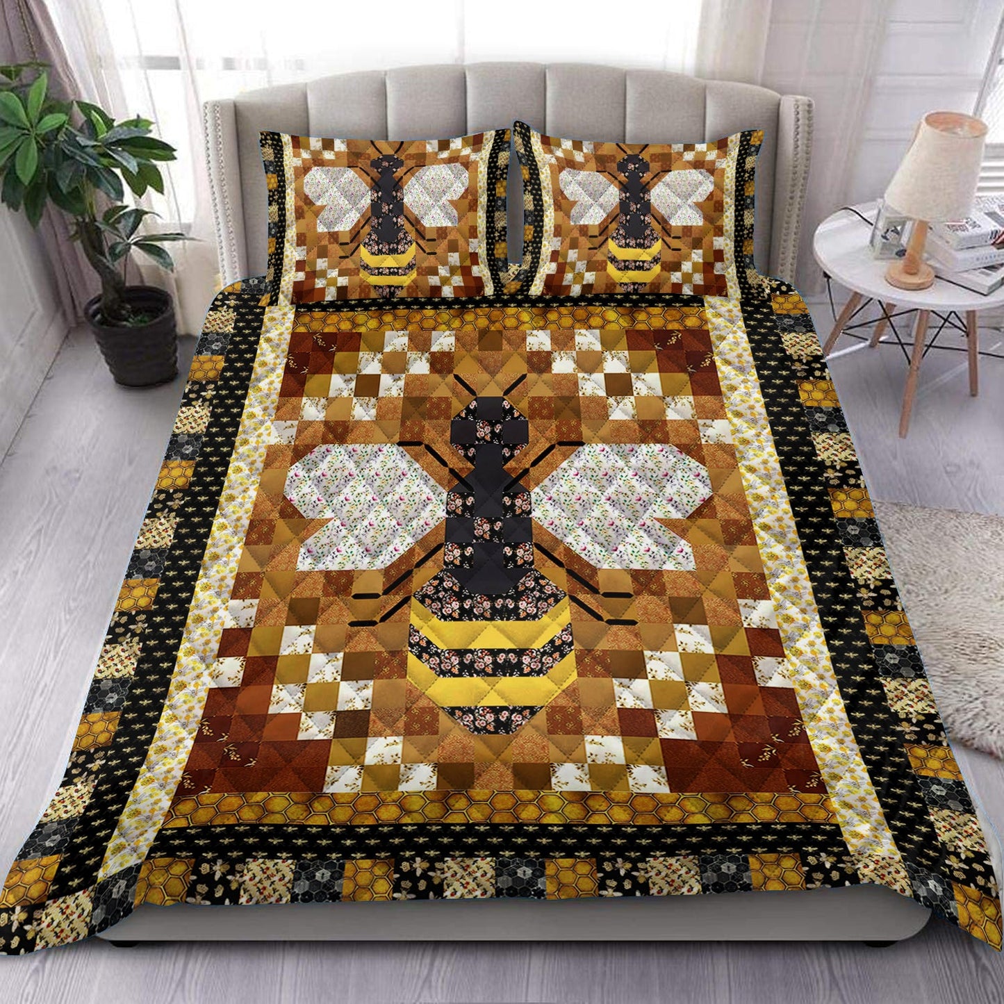 Bee Quilt Bedding Set HN290901T