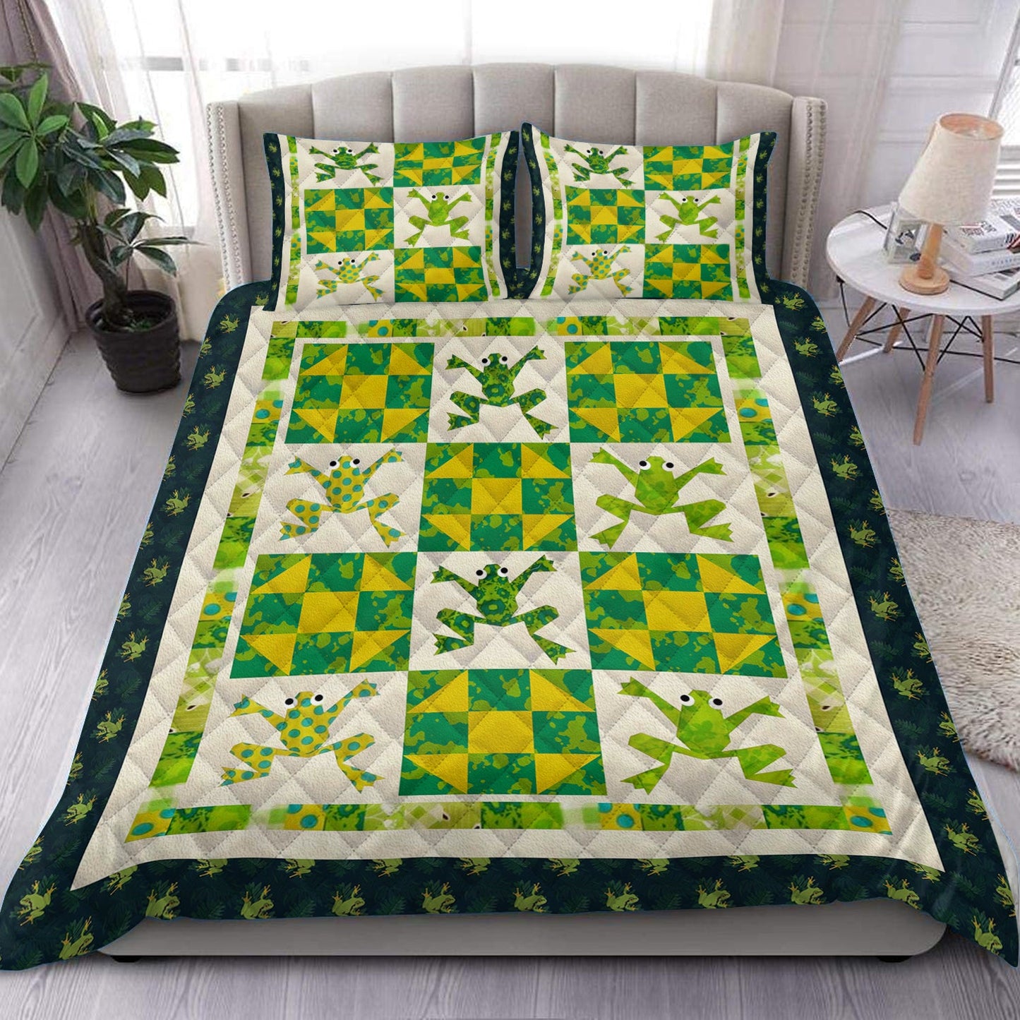 Frog Quilt Bedding Set HN021001T