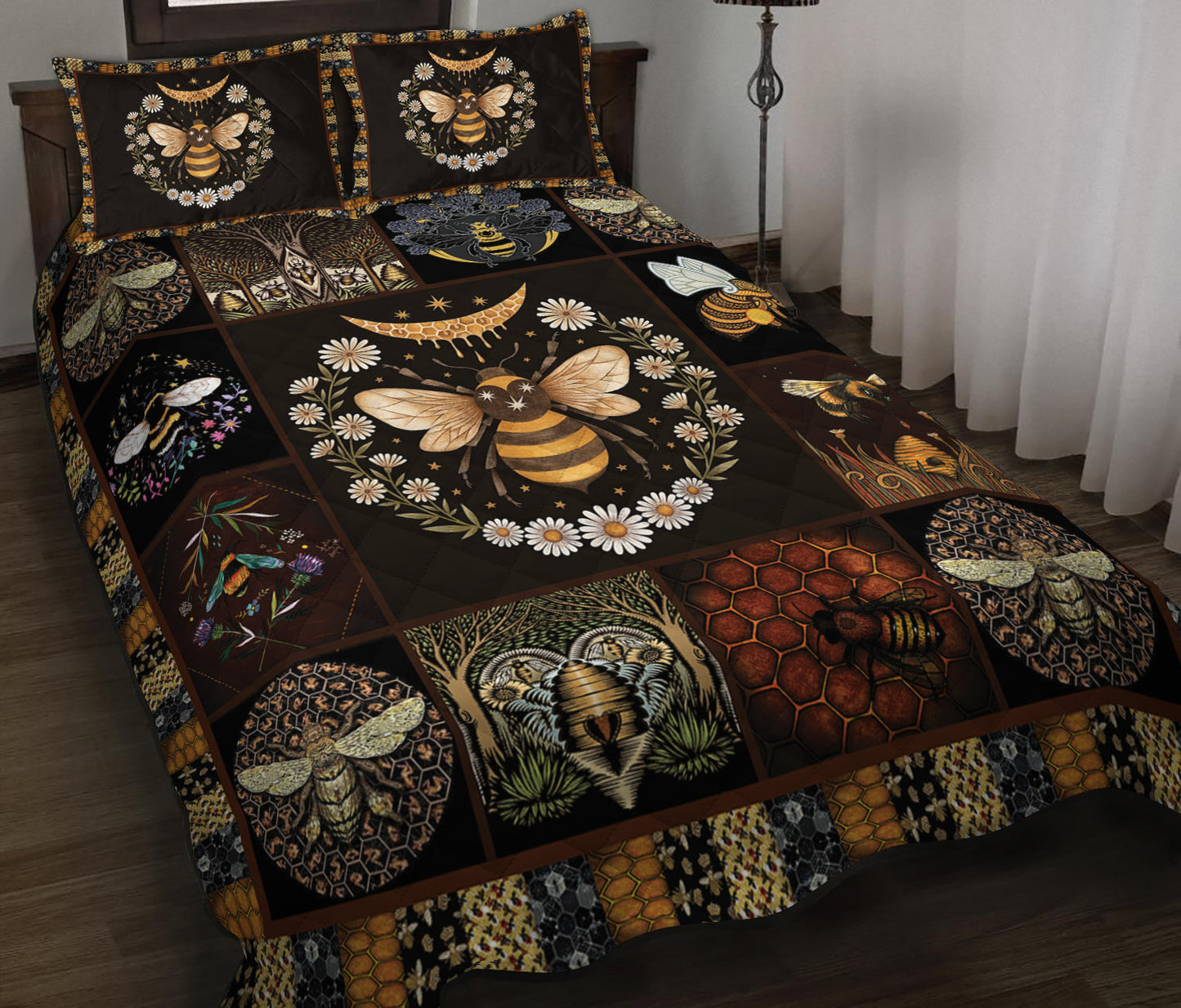 Bee Quilt Bedding Set HN090902T