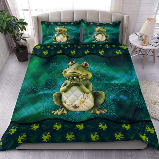 Frog Quilt Bedding Set HN041002T