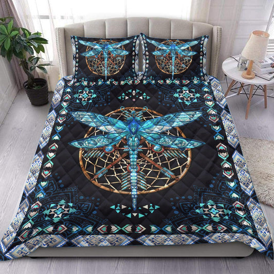 Dragonfly Quilt Bedding Set HN220902T