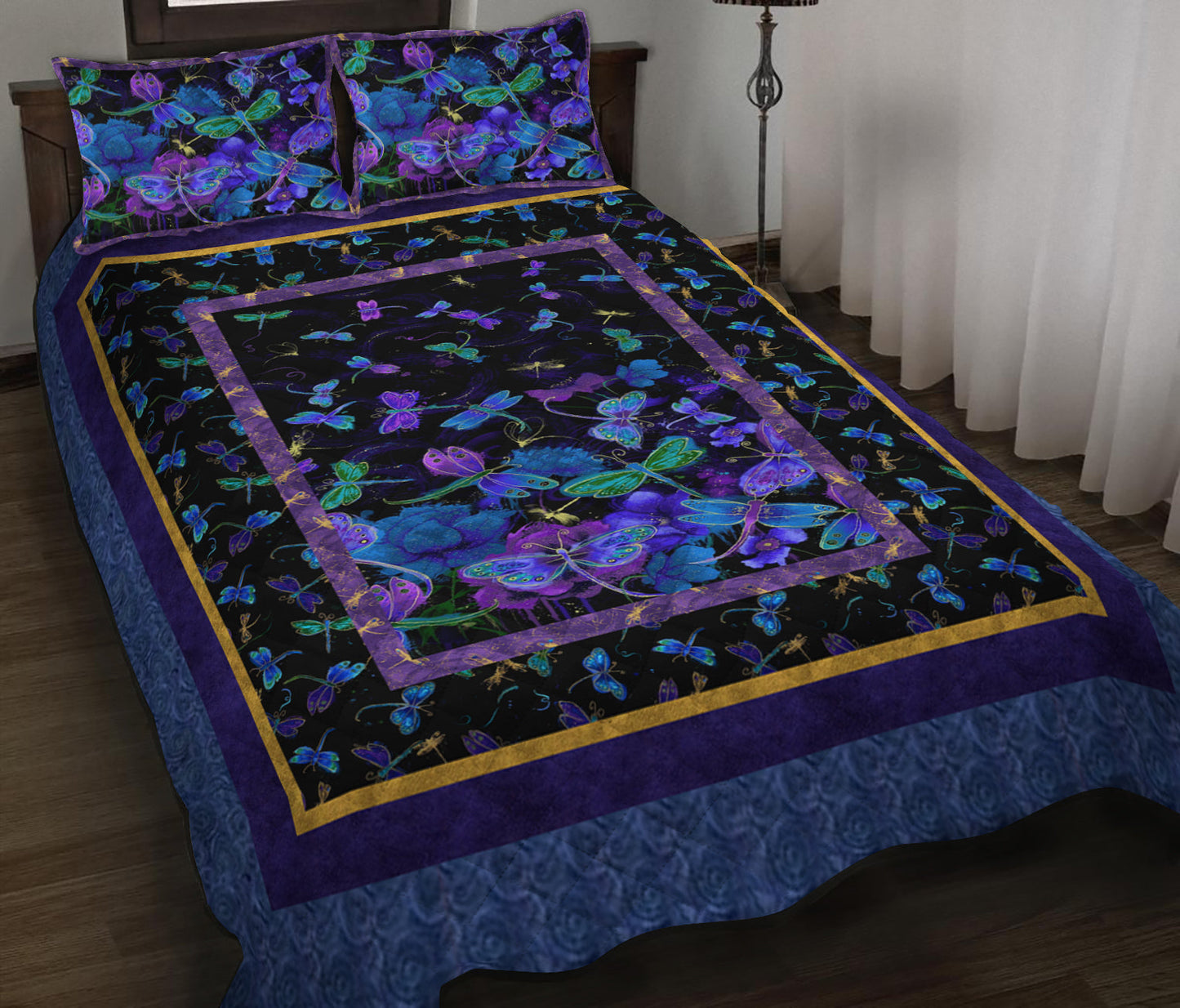 Dragonfly Quilt Bedding Set HN090903T