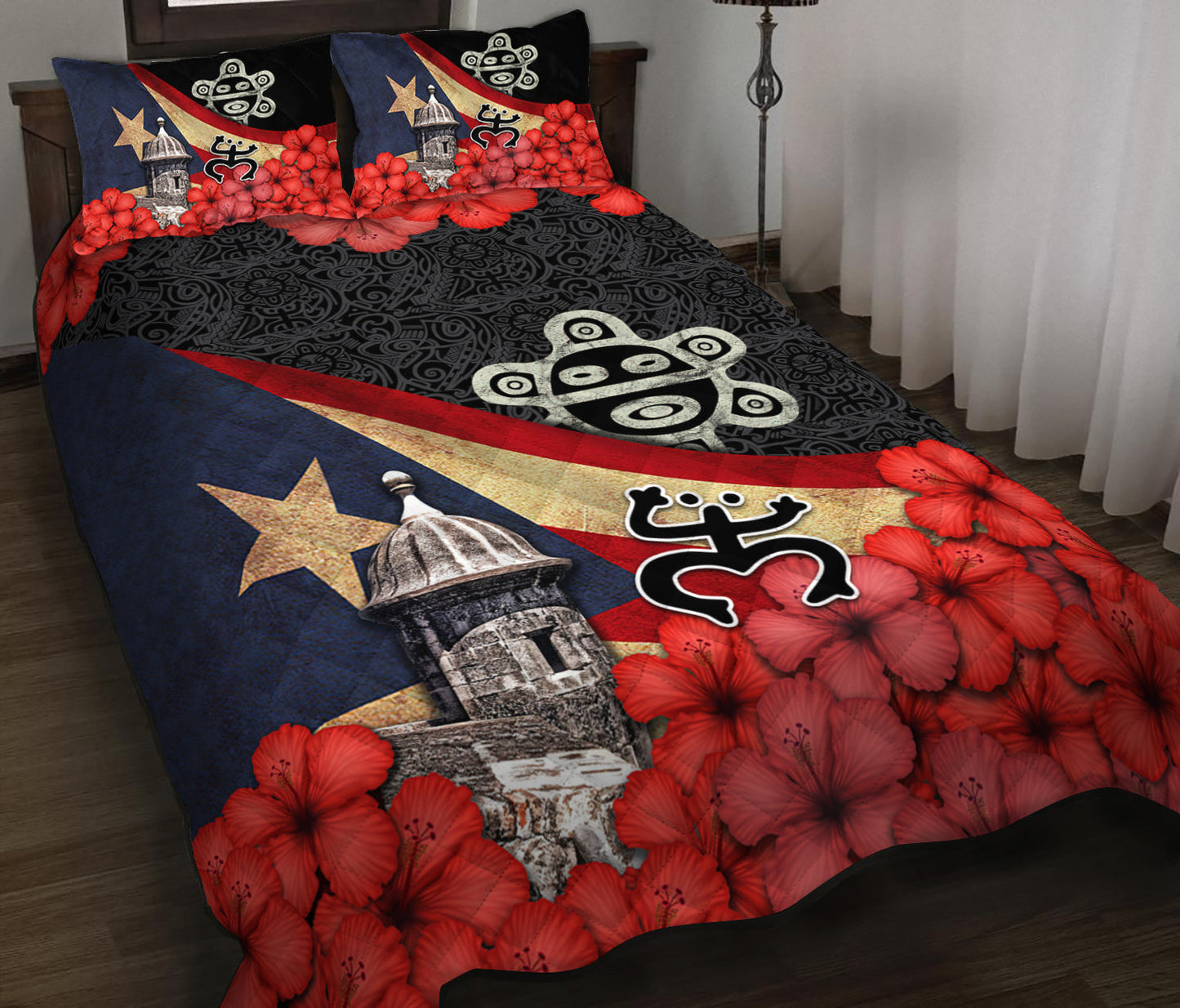 Puerto Rico Quilt Bedding Set HN100904T