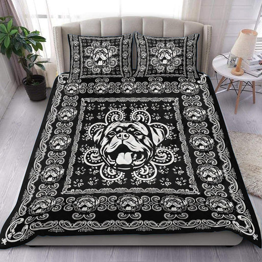 Rottweiler Dog Quilt Bedding Set HN230905T