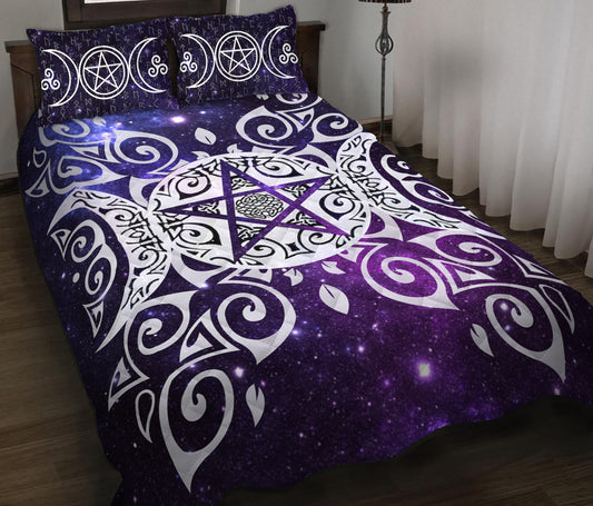 Wicca Quilt Bedding Set HN100906T