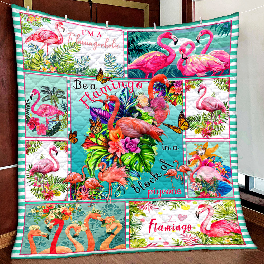 Flamingo Quilt Blanket HN261001T