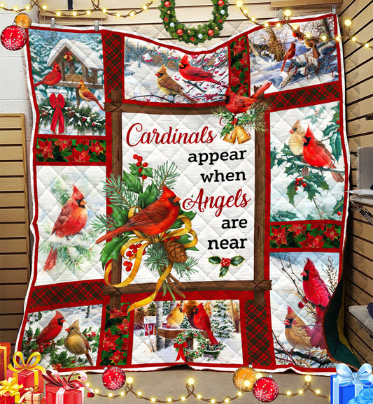 Cardinal Quilt Blanket HN221001T