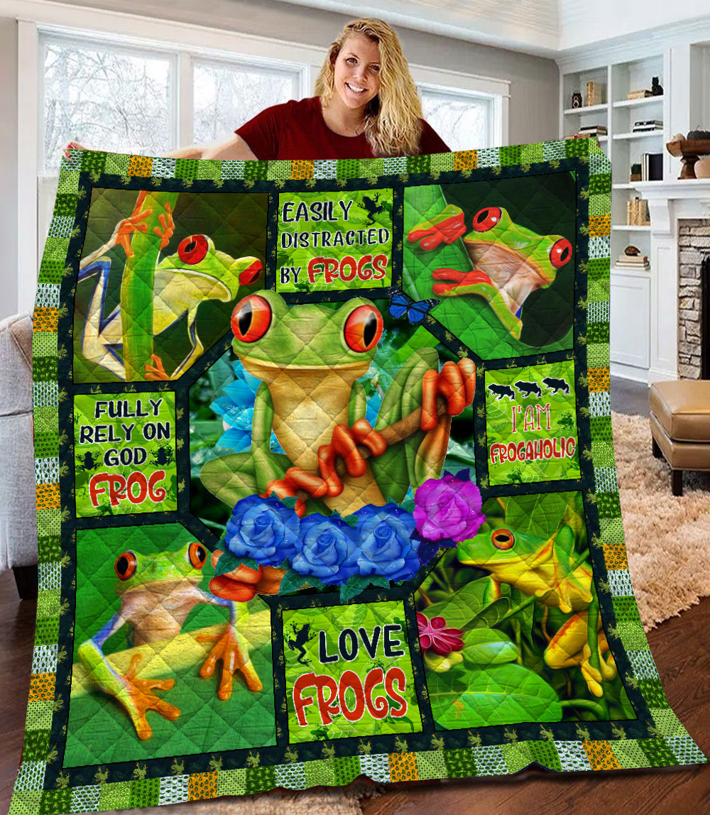 Frog Quilt Blanket HN271001T