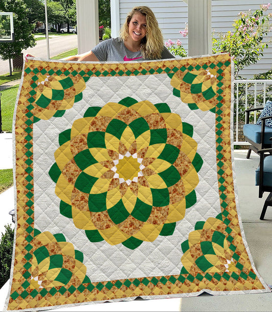 Flower Quilt Blanket HN151002T