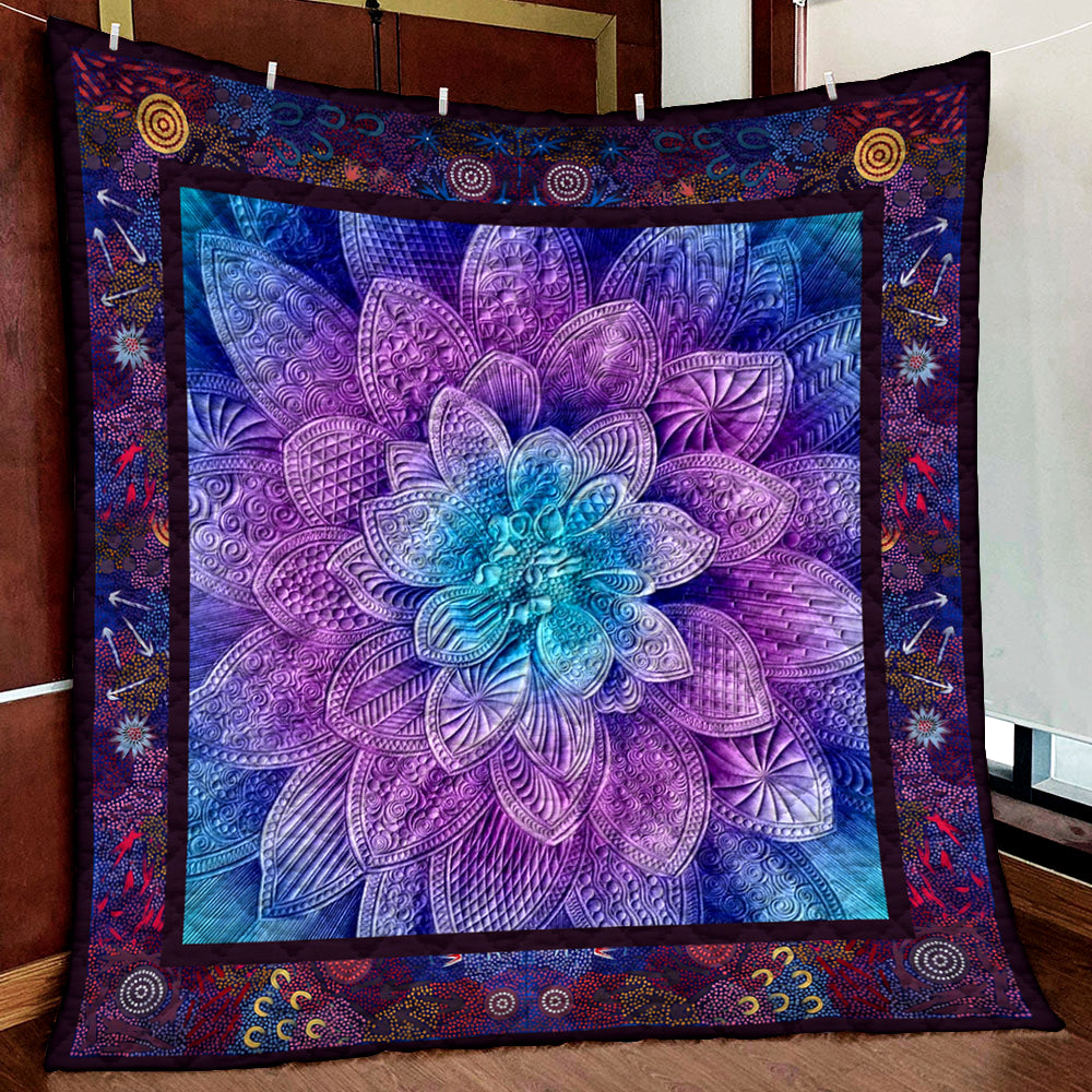 Flower Quilt Blanket HN161002T