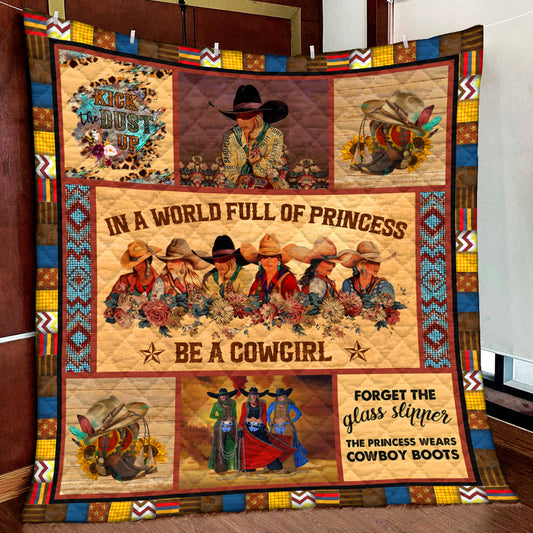 Cowgirl Quilt Blanket HN201002T